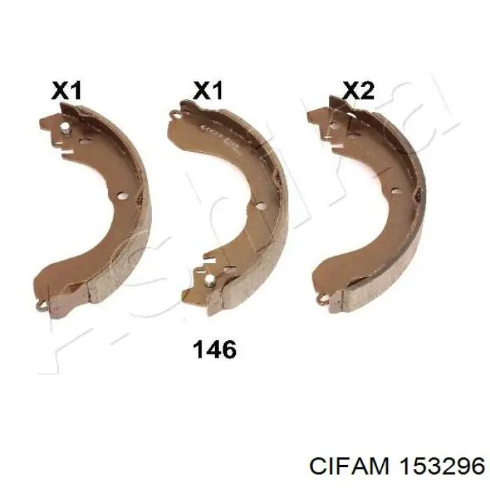 Тормоза рабочие задние ножные и тормозные барабаны Cifam 153296 цена, от 30.49 USD