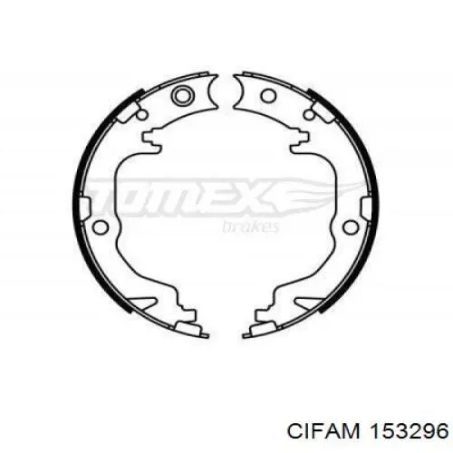 Купить 153296 Cifam Задние барабанные тормозные колодки