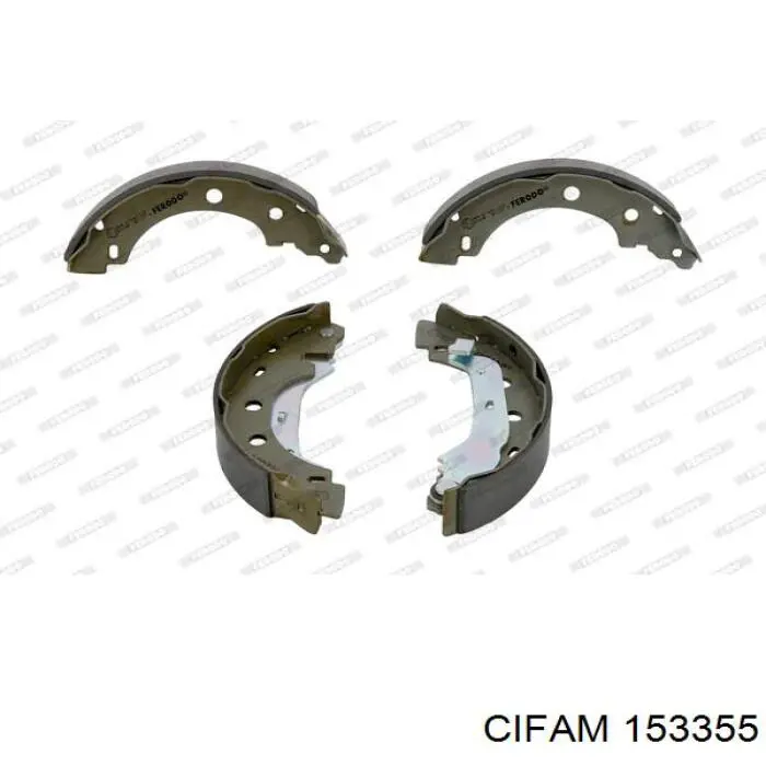 Купить 153355 Cifam Задние барабанные тормозные колодки