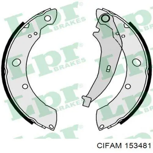 Задние барабанные колодки 153481 Cifam