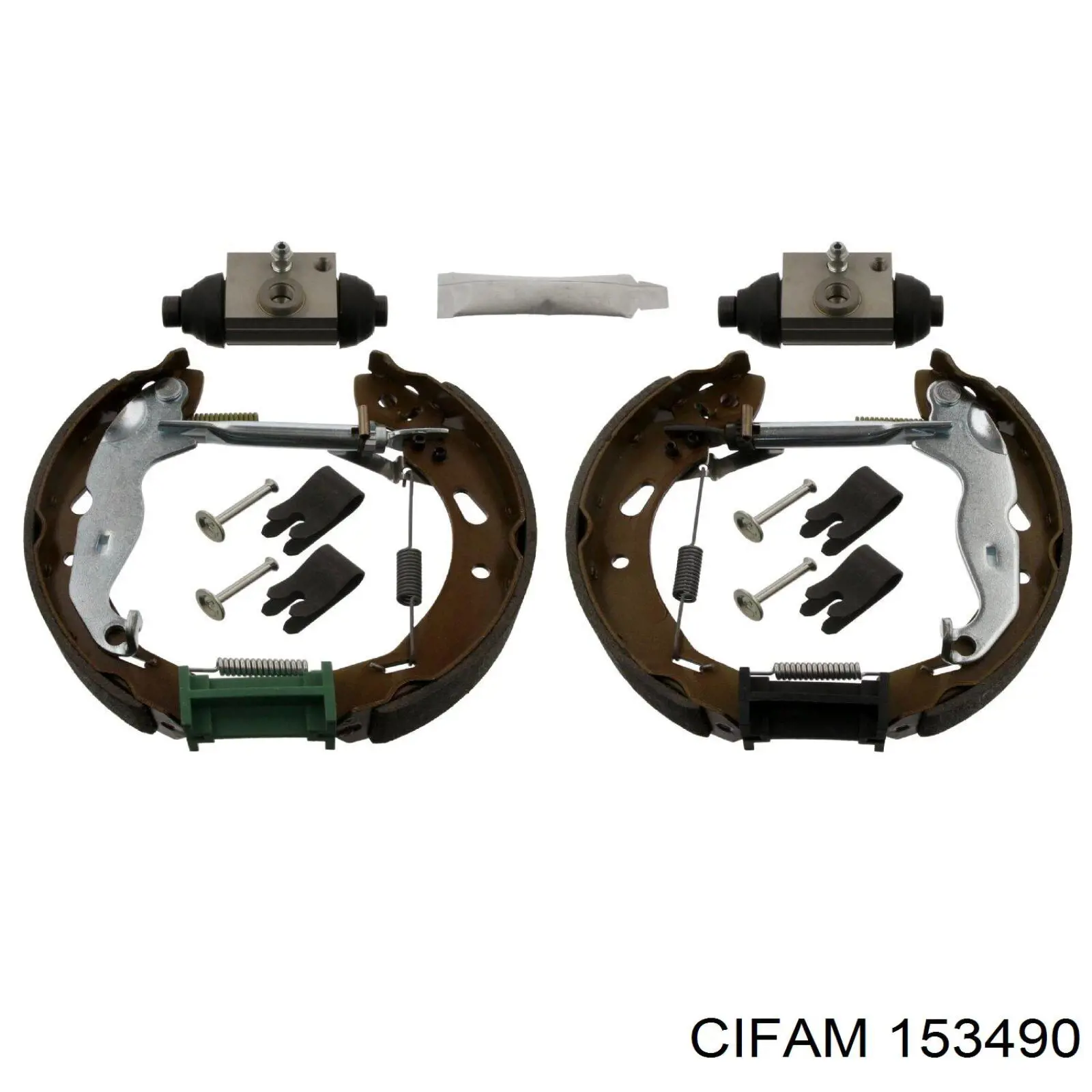 153-490 Cifam колодки тормозные задние барабанные
