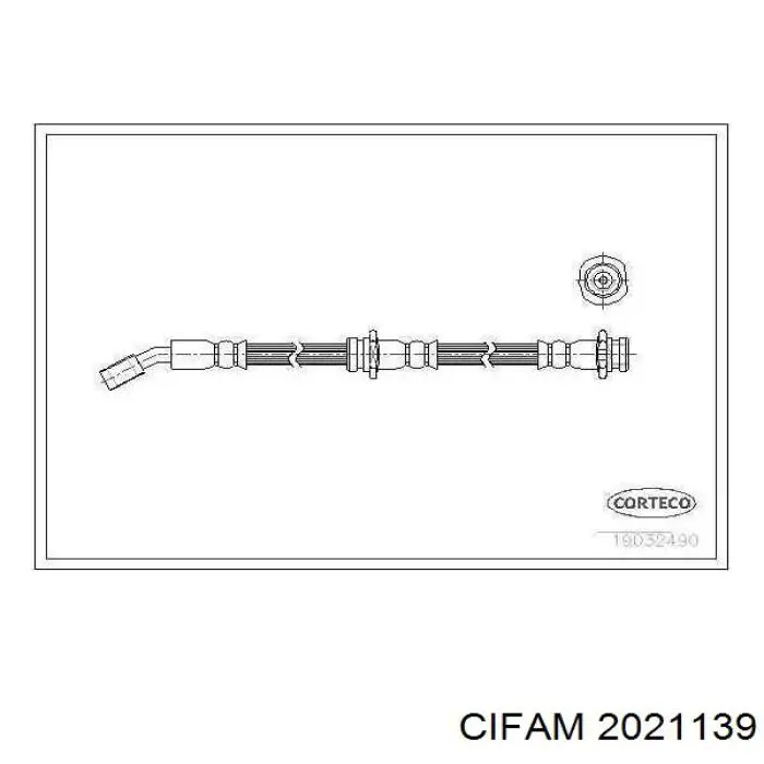 Главный тормозной цилиндр 2021139 Cifam