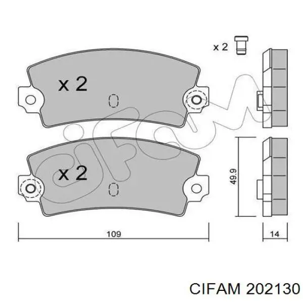 Купить 202130 Cifam Главный тормозной цилиндр