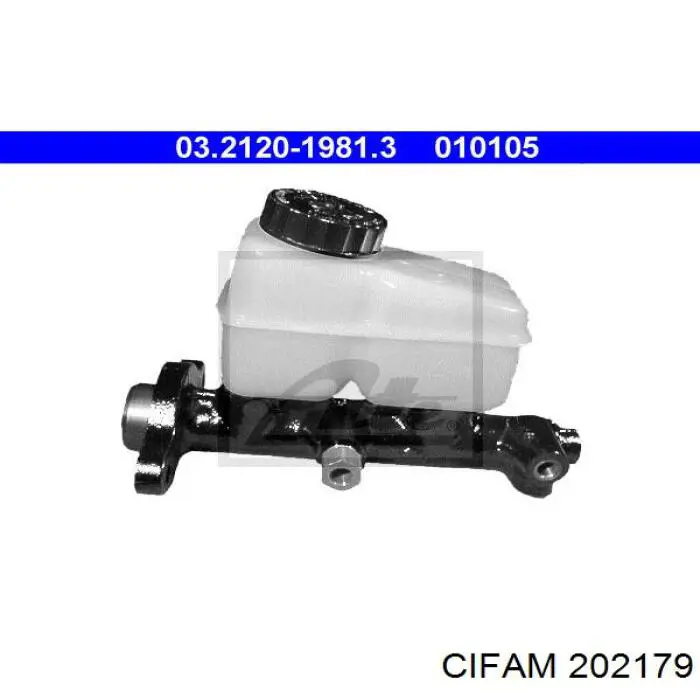 Цилиндр тормозной главный 202179 Cifam