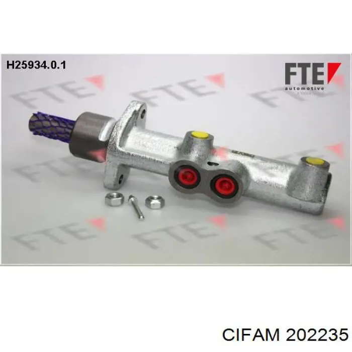 202-235 Cifam цилиндр тормозной главный