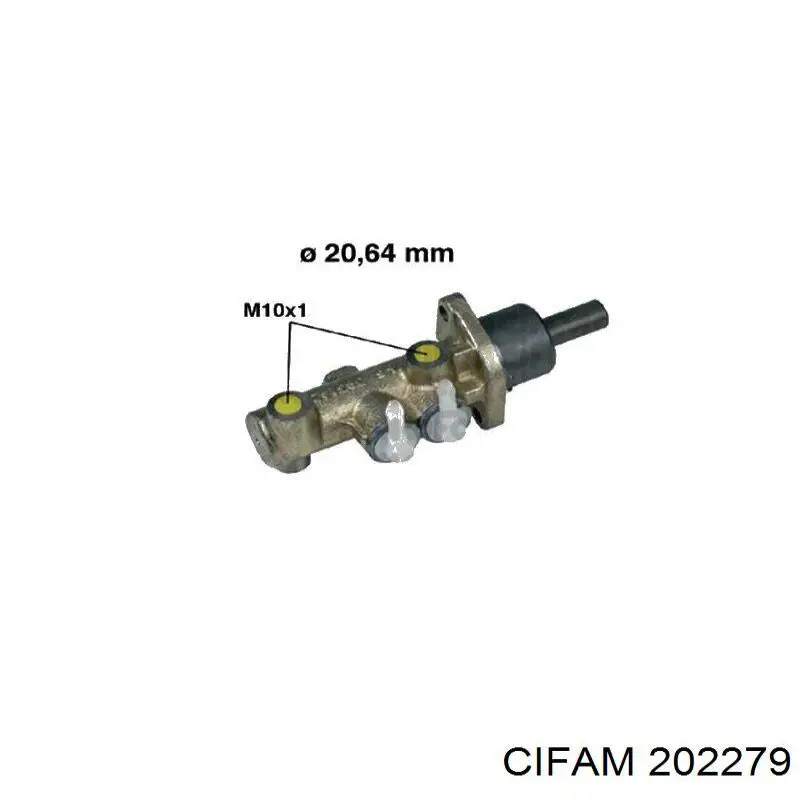 Цилиндр главный тормоза (гидротормозов) Cifam 202279 цена, от 50.84 USD