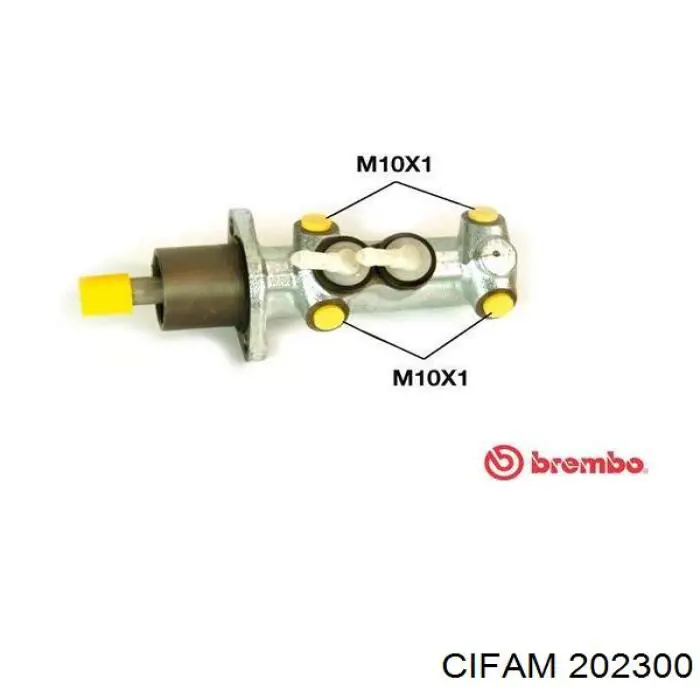 Цилиндр тормозной главный 202300 Cifam