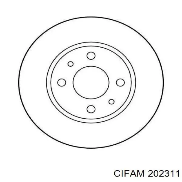 Купить 202311 Cifam Главный тормозной цилиндр