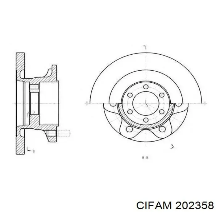Купить 202358 Cifam Главный тормозной цилиндр