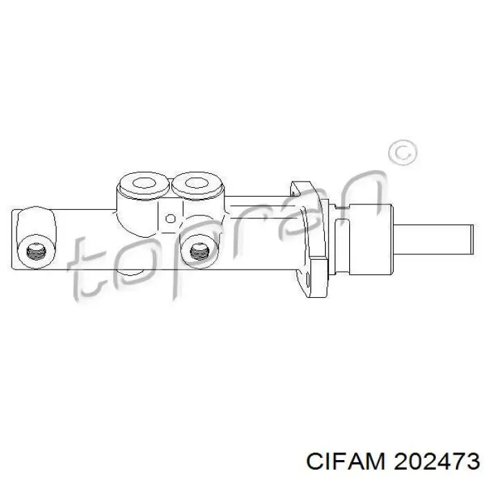 Купить 202473 Cifam Главный тормозной цилиндр