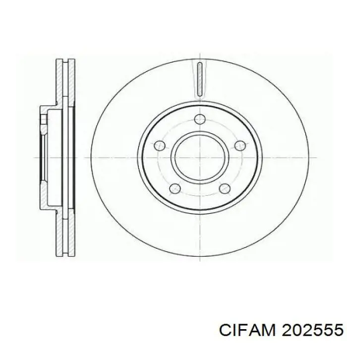 Цилиндр главный тормоза (гидротормозов) Cifam 202555 цена, от 77.15 USD