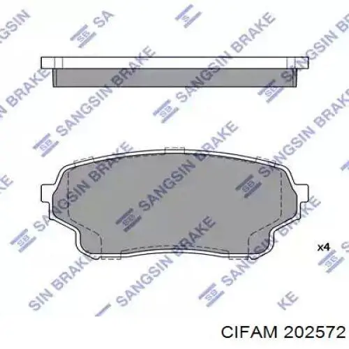 Главный тормозной цилиндр 202572 Cifam
