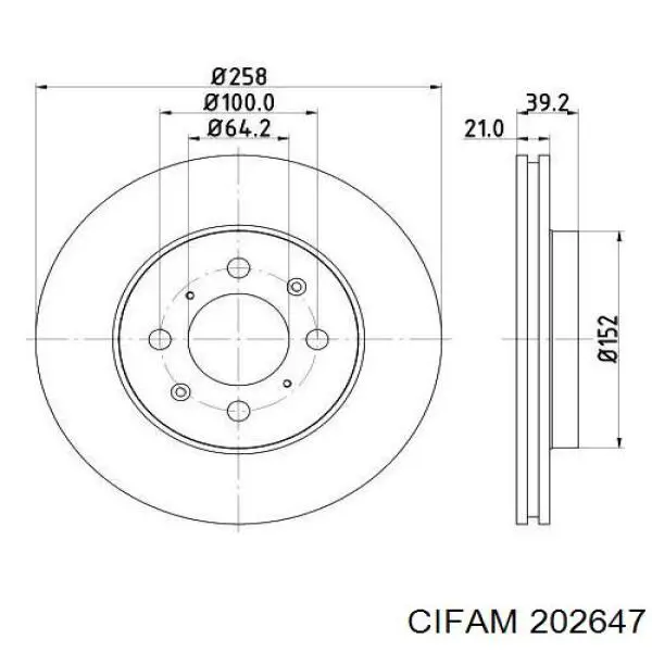 Купить 202647 Cifam Главный тормозной цилиндр