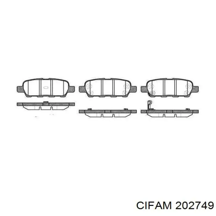 Купить 202749 Cifam Главный тормозной цилиндр
