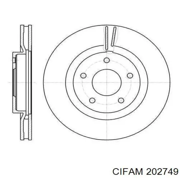 Главный тормозной цилиндр 202749 Cifam