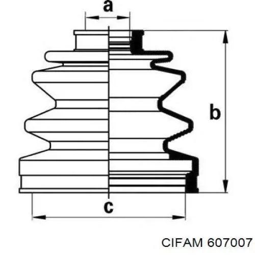 Купить 607007 Cifam Внешняя граната
