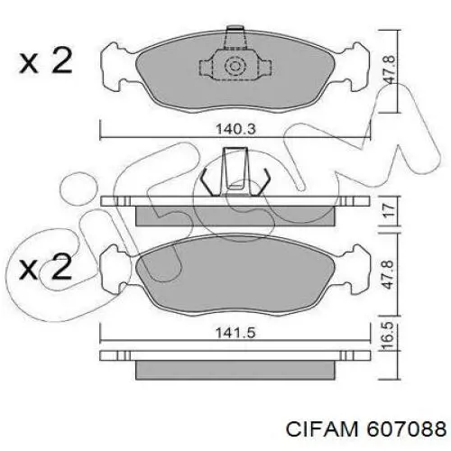 ШРУС наружный CIFAM 607088