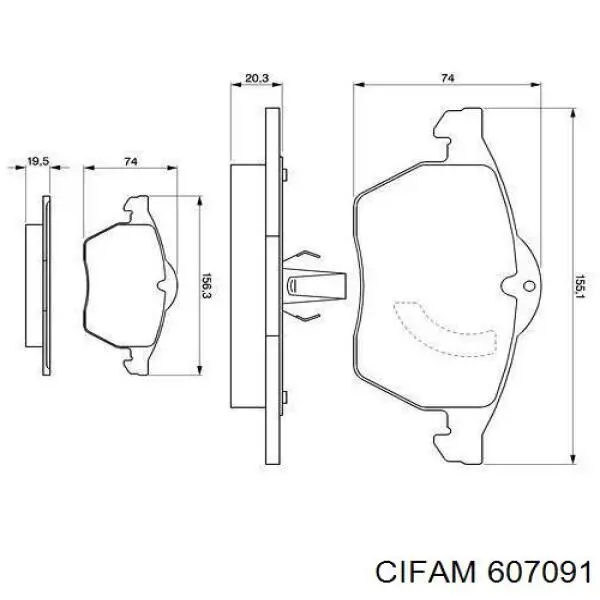 Купить 607091 Cifam Внешняя граната