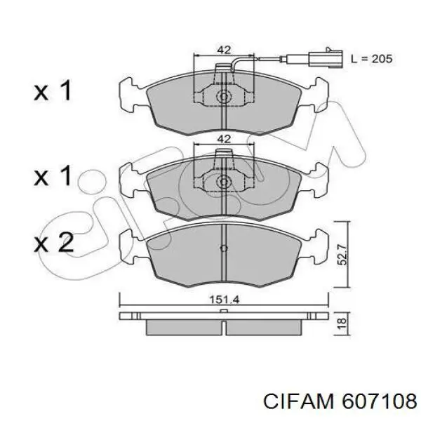 ШРУС наружный CIFAM 607108