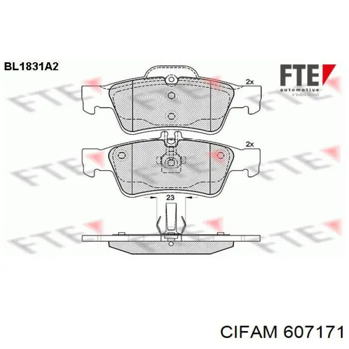 Купить 607171 Cifam Внешняя граната
