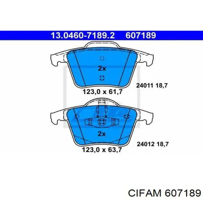 607189 Cifam Наружная граната