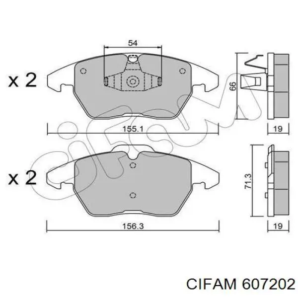 ШРУС наружный передний 607202 Cifam