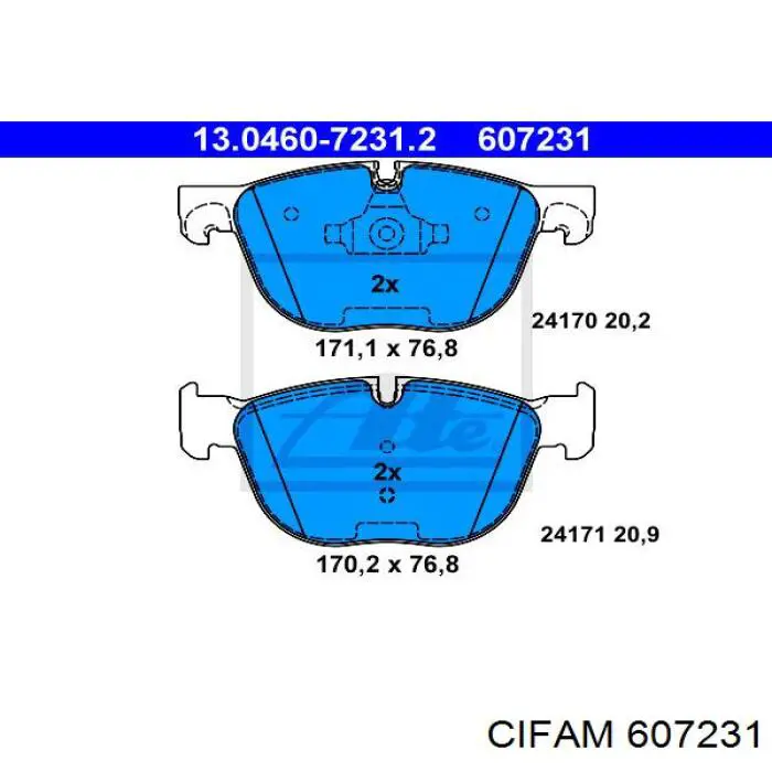 ШРУС наружный передний 607231 Cifam