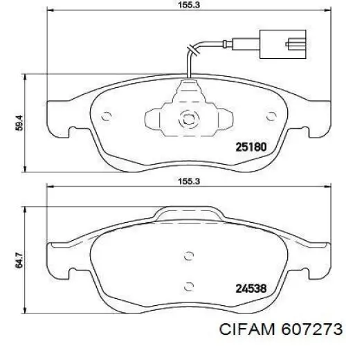 Купить 607273 Cifam Внешняя граната