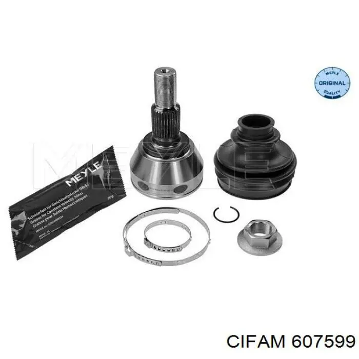 Junta homocinética exterior delantera 607599 Cifam