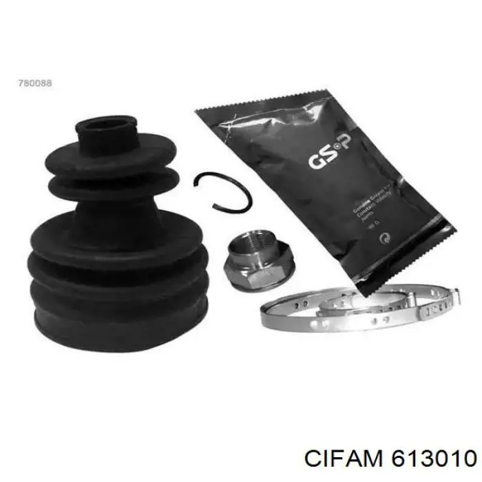 Fuelle, árbol de transmisión delantero exterior 613010 Cifam