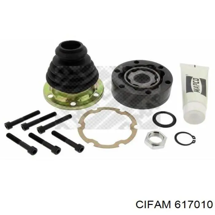 Шарнир угловых скоростей передний левый Cifam 617010 цена, от 22.80 USD