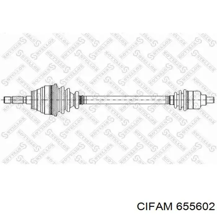 Правая полуось 655602 Cifam