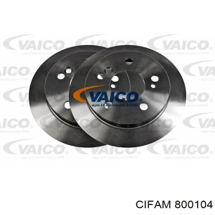 Купить 800104 Cifam Диск тормозной задний