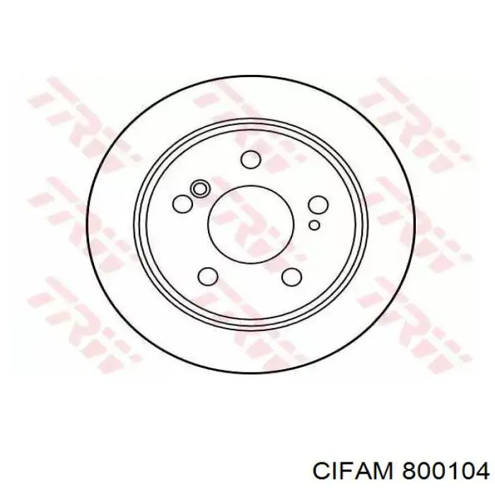 Задний тормозной диск Cifam 800104 цена, от 17.23 USD
