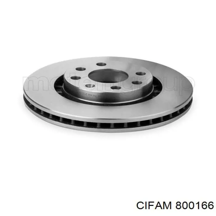 800-166 Cifam диск тормозной передний