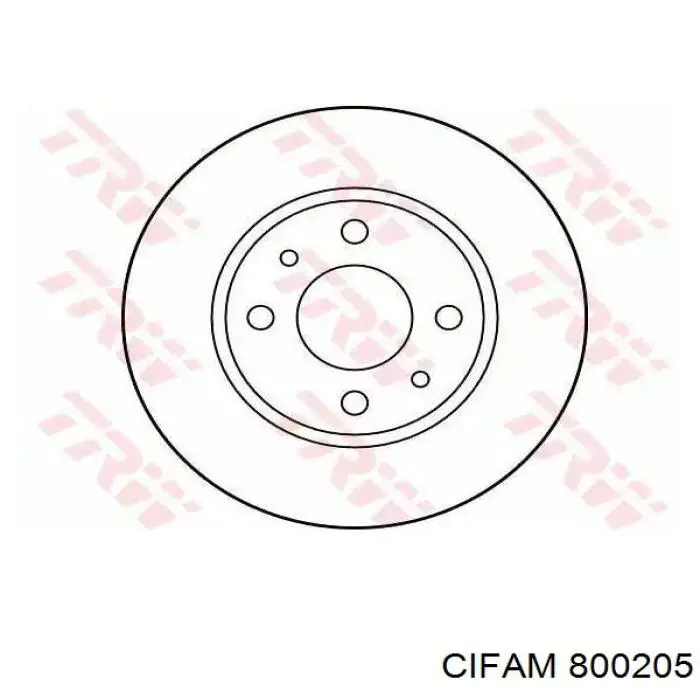 Тормоз дисковый передний Cifam 800205 цена, от 14.62 USD