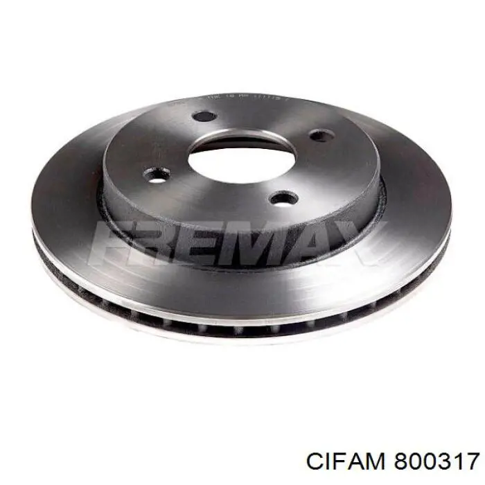 Купить 800317 Cifam Диск тормозной задний