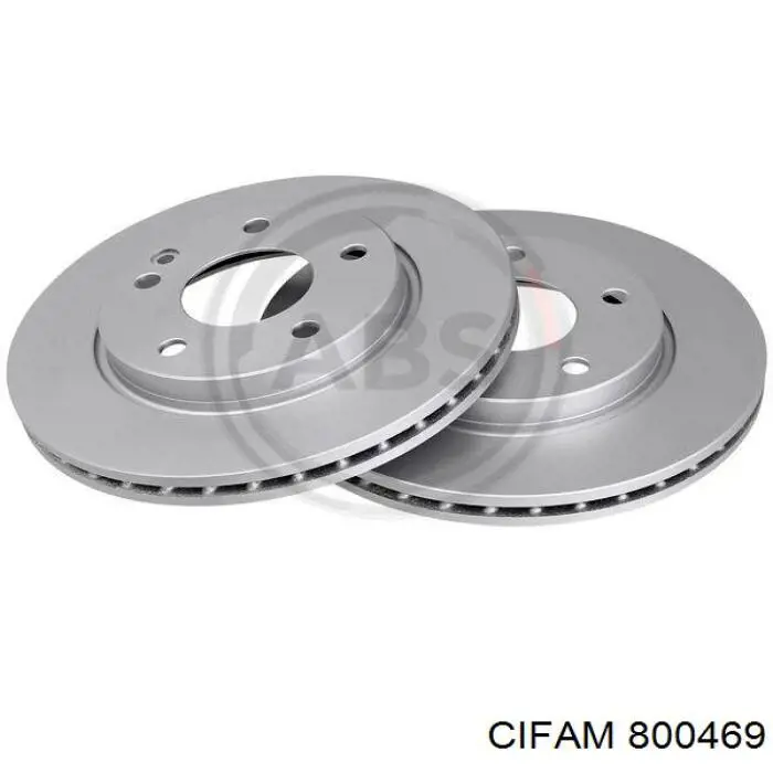 800469 Cifam диск тормозной передний