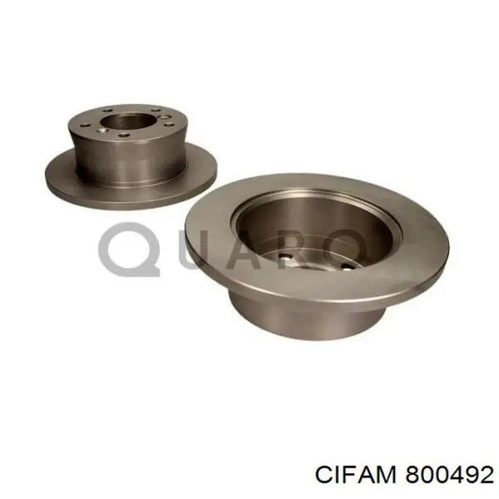 Купить 800492 Cifam Диск тормозной задний