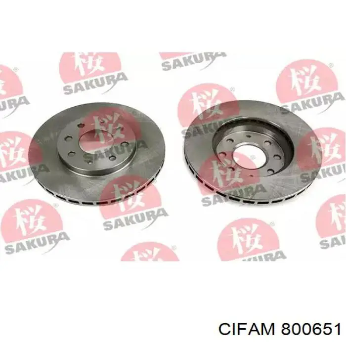 Задний тормозной диск Cifam 800651 цена, от 23.24 USD