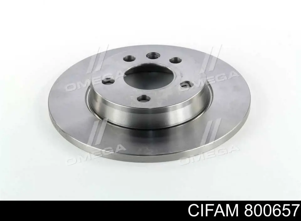 800-657 Cifam диск тормозной задний