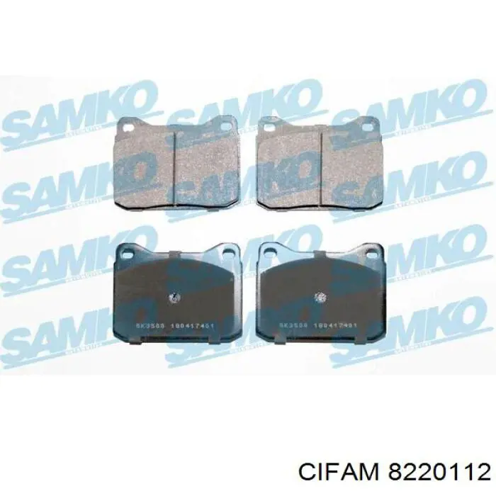 Колодки Cifam 8220112 цена, от 805.74 UAH