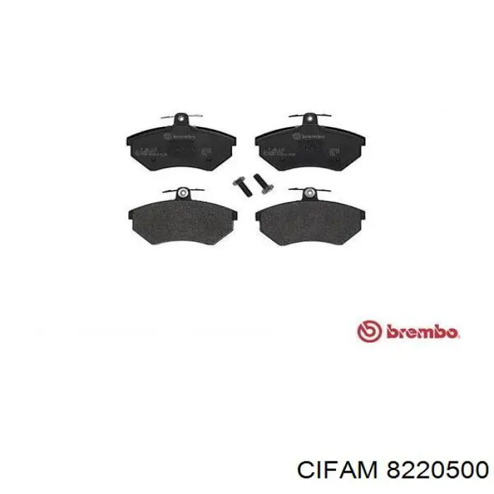 Передние тормозные колодки 8220500 Cifam