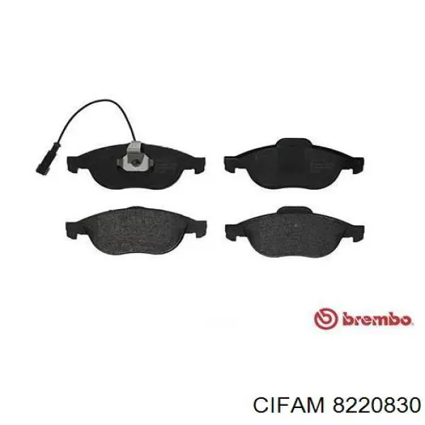 8220830 Cifam Колодки передние