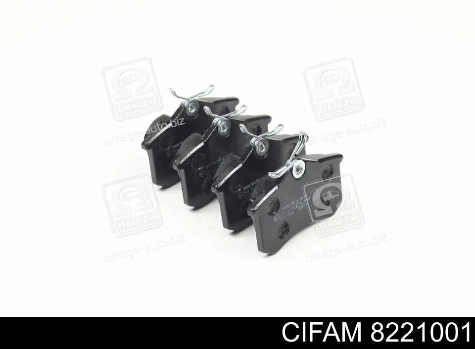 822-100-1 Cifam колодки тормозные задние дисковые
