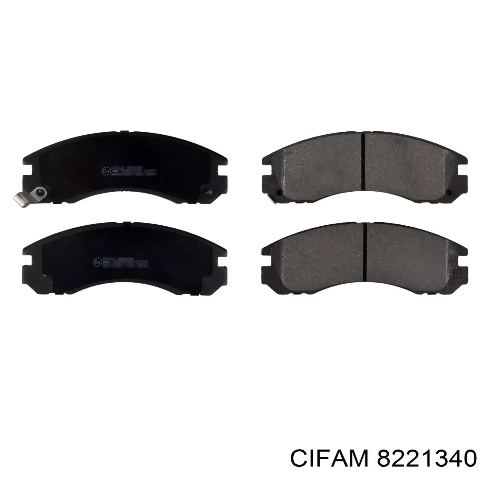 822-134-0 Cifam колодки тормозные передние дисковые