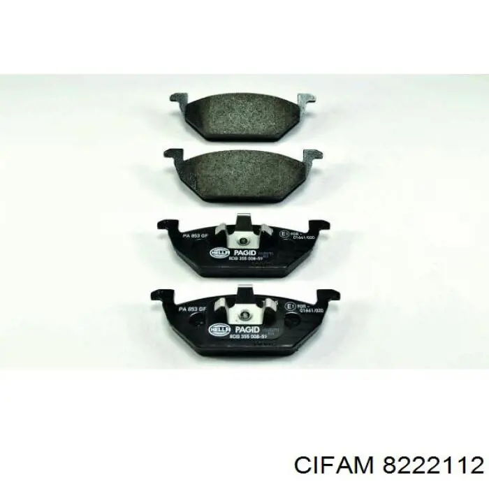 Передние тормозные колодки 8222112 Cifam
