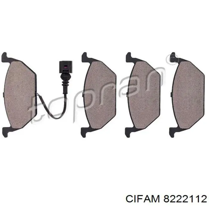 Тормозные колодки Cifam 8222112