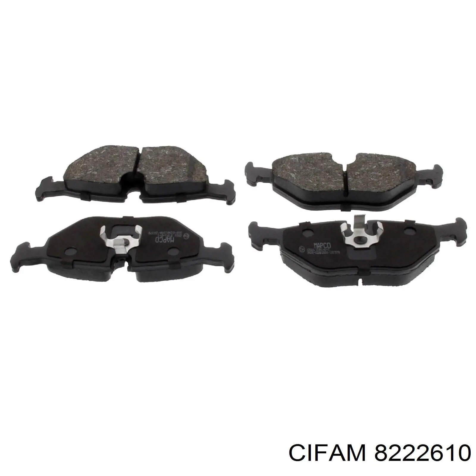8222610 Cifam Колодки тормозные дисковые комплект