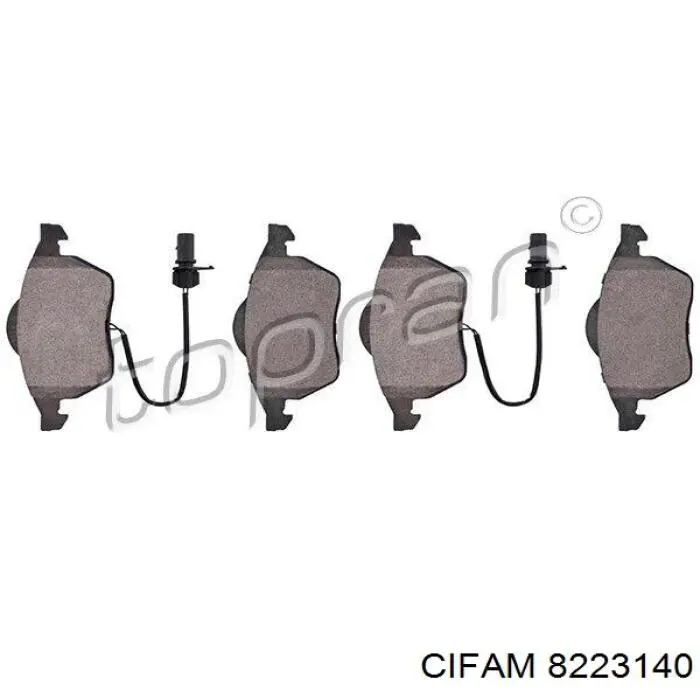 8223140 Cifam Колодки передние